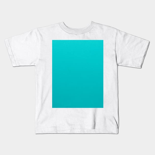 Turquoise Art Kids T-Shirt by NewburyBoutique